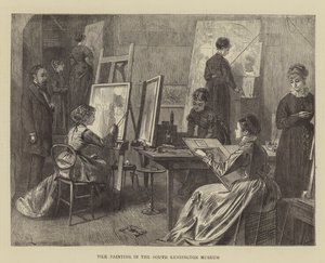 Peinture sur carreaux au musée de South Kensington - Francis Wilfred Lawson